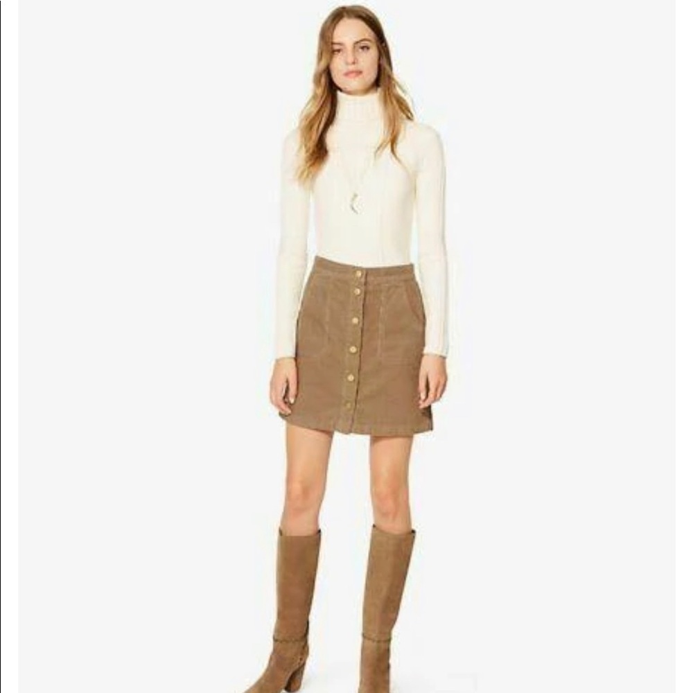 NWT Tory Burch Lucitano Corduroy Mini Skirt